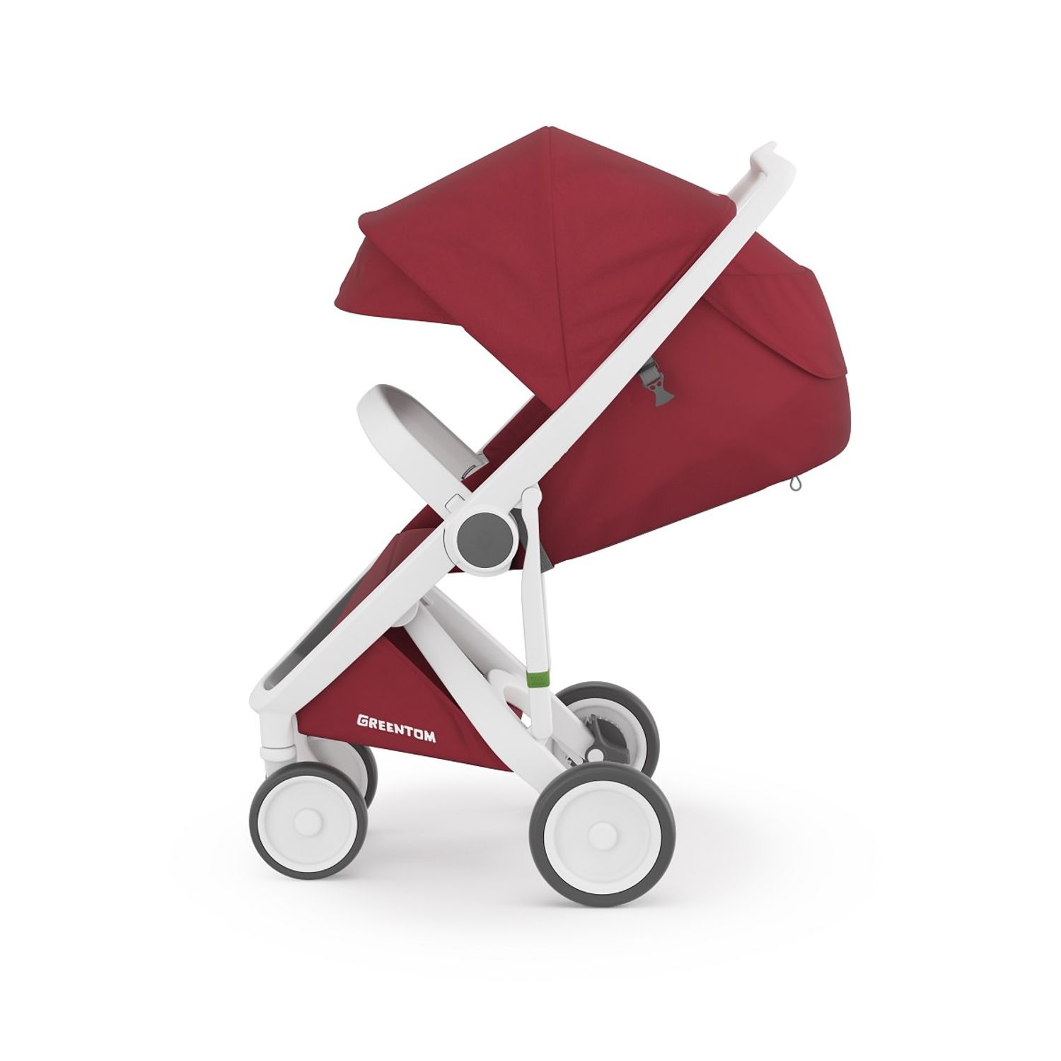 Carucior, Greentom, Classic Upp, 100% Ecologic, White Cherry fotografia produsului View 3 L