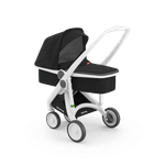 Carucior 2 In 1, Greentom, 100% Ecologic, White Black fotografia produsului View 2 S