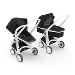 Carucior 2 In 1, Greentom, 100% Ecologic, White Black fotografia produsului
