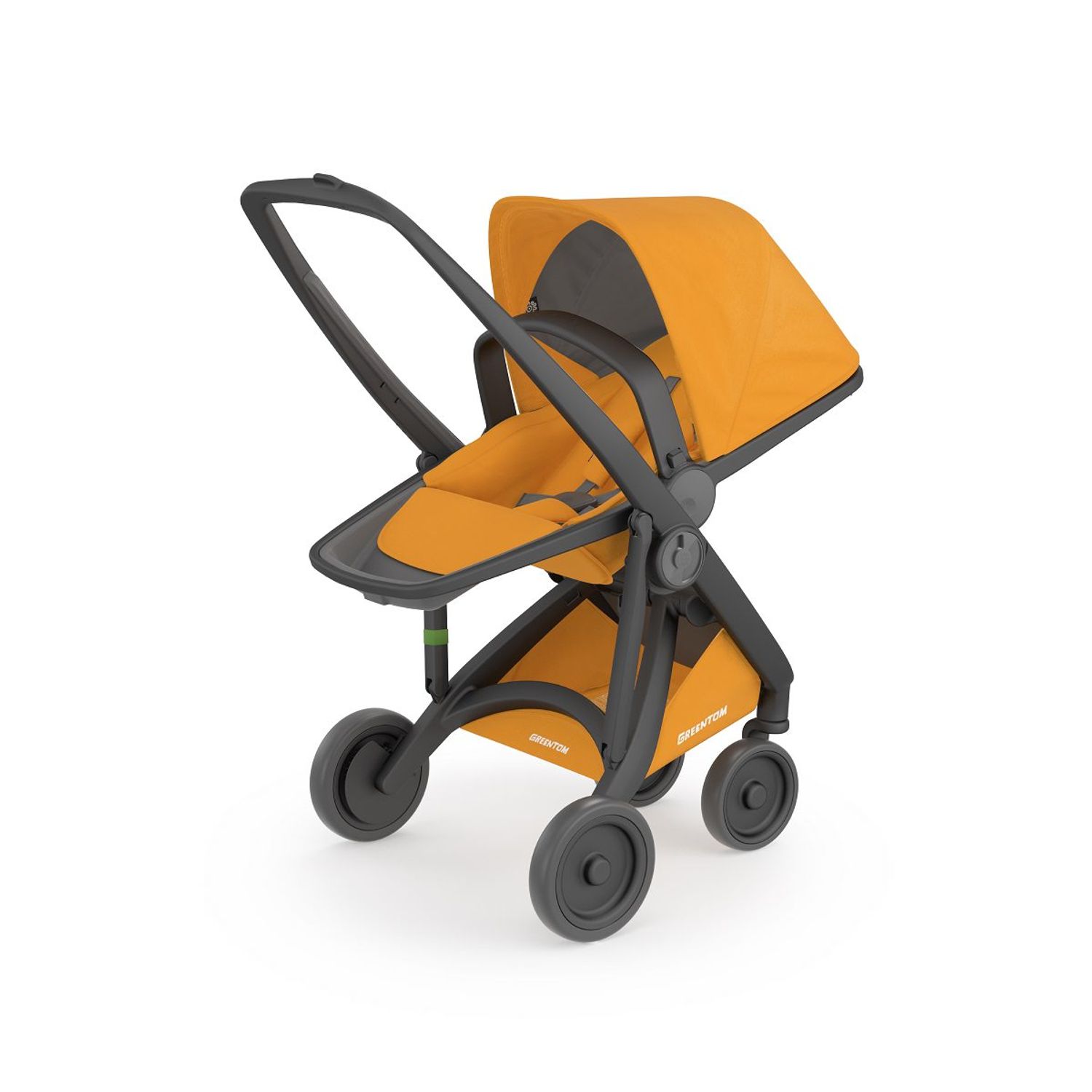 Carucior 2 In 1, Greentom, 100% Ecologic, Black Sunflower fotografia produsului View 6 L