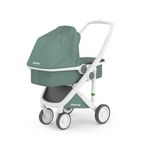 Carucior 2 In 1, Greentom, 100% Ecologic, White Sage fotografia produsului View 4 S