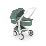 Carucior 2 In 1, Greentom, 100% Ecologic, White Sage fotografia produsului View 6 S