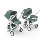 Carucior 2 In 1, Greentom, 100% Ecologic, White Sage fotografia produsului