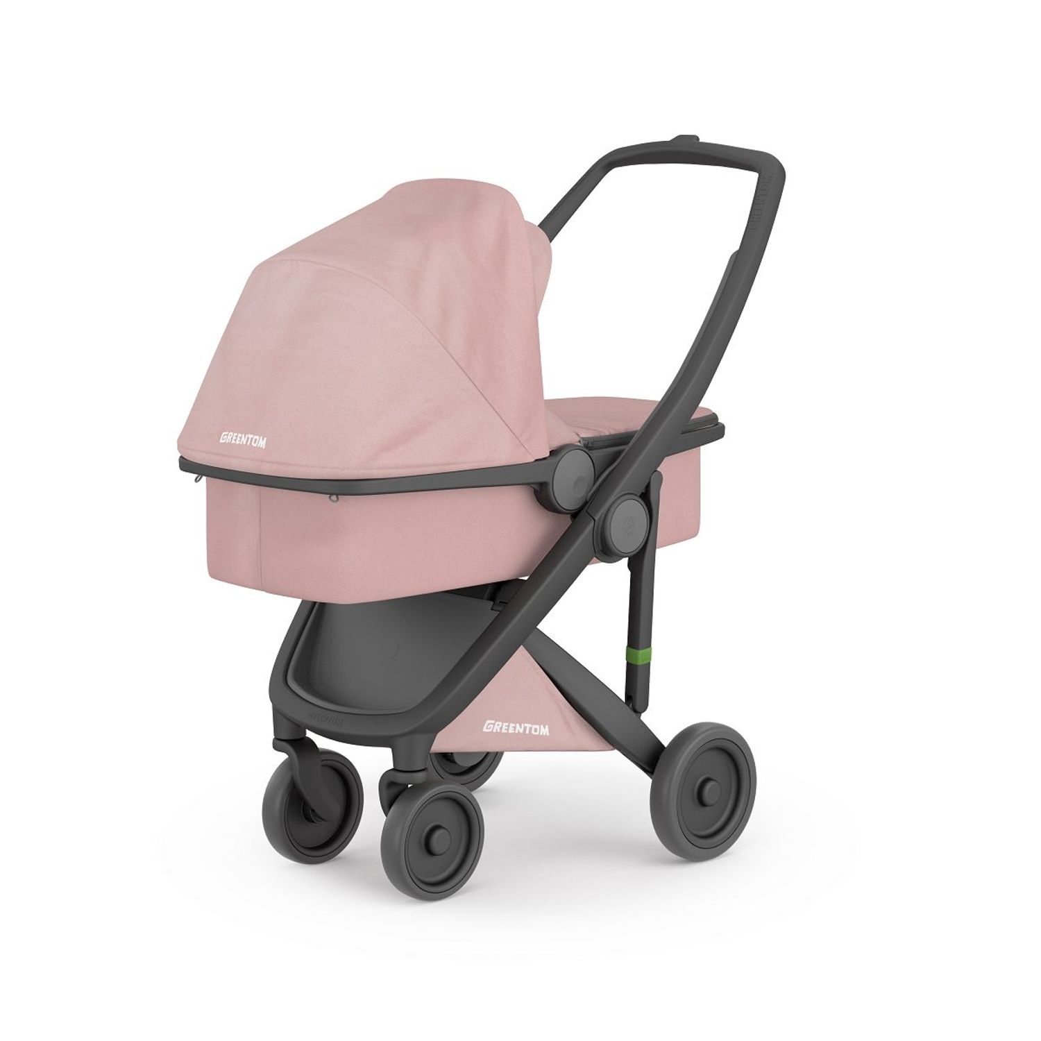 Carucior 2 In 1, Greentom, 100% Ecologic, Black Blossom fotografia produsului View 5 L