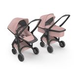 Carucior 2 In 1, Greentom, 100% Ecologic, Black Blossom fotografia produsului