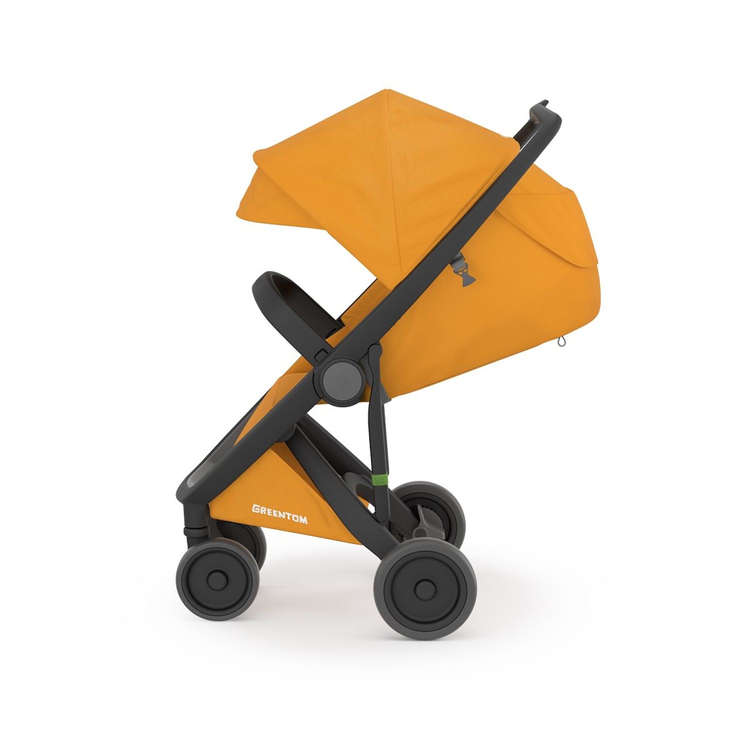 Carucior, Greentom, Classic Upp, 100% Ecologic, Black Sunflower fotografia produsului View 2 L