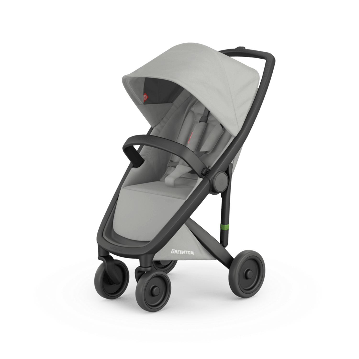 Carucior, Greentom, Classic Upp, 100% Ecologic, Black Grey fotografia produsului