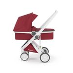 Carucior 2 In 1, Greentom, 100% Ecologic, White Cherry fotografia produsului View 5 S
