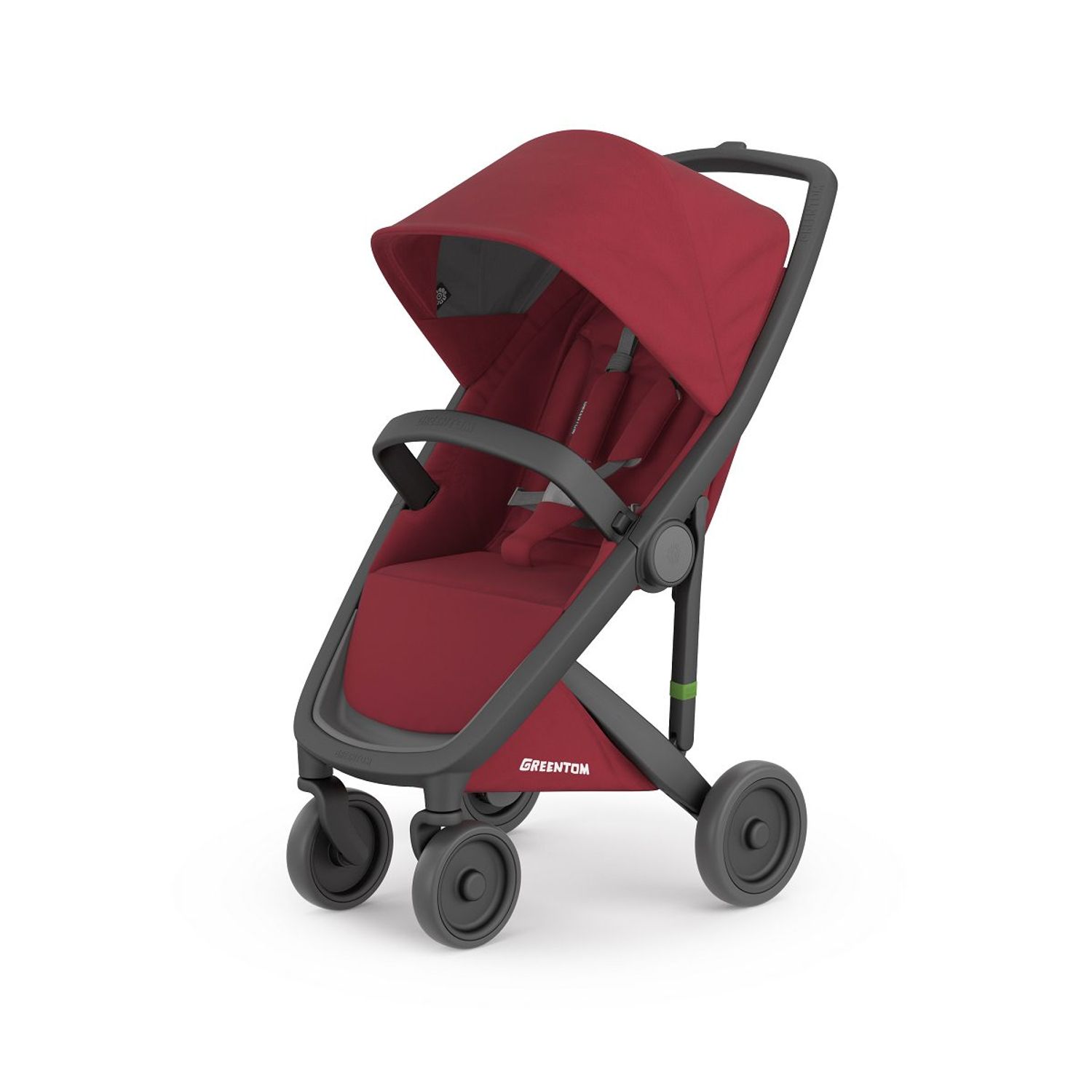 Carucior, Greentom, Classic Upp, 100% Ecologic, Black Cherry fotografia produsului