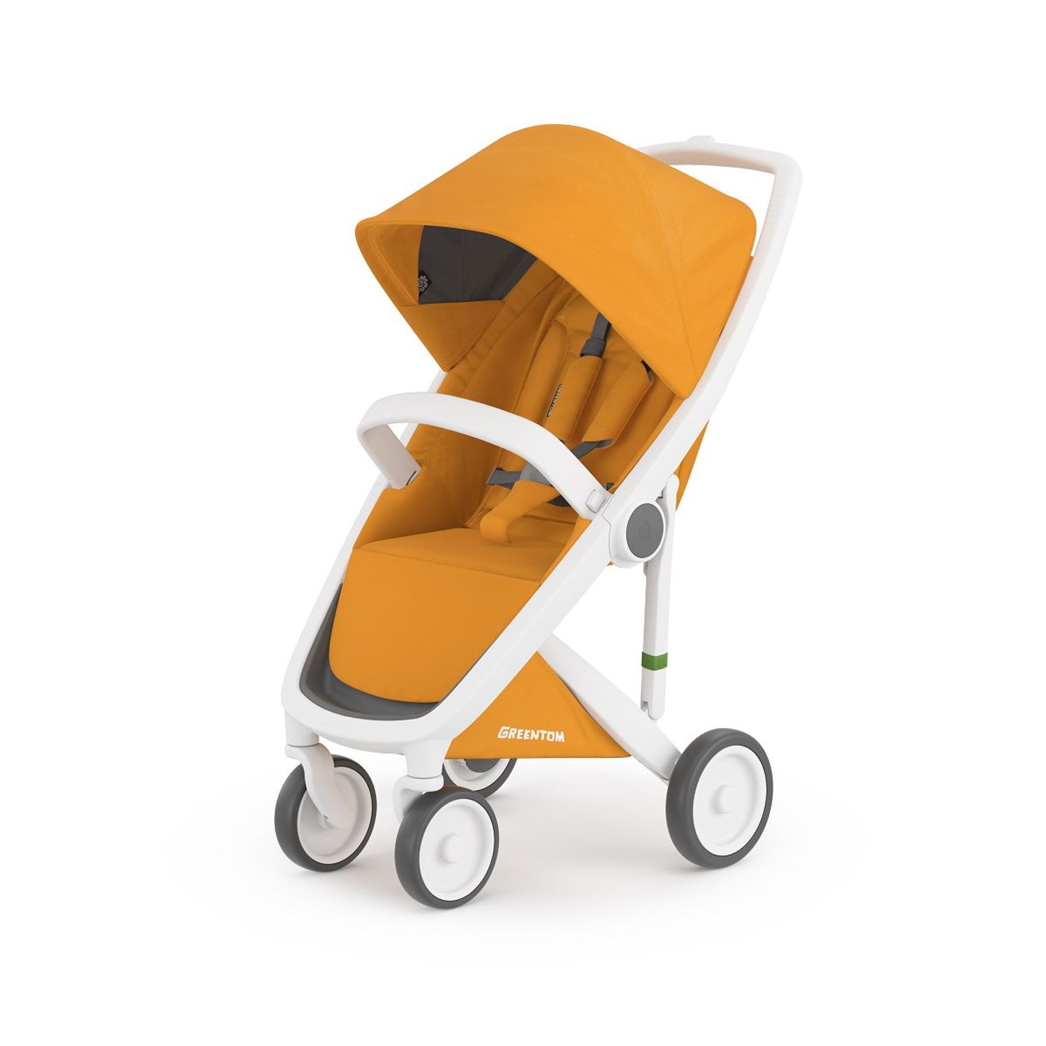 Carucior, Greentom, Classic Upp, 100% Ecologic, White Sunflower fotografia produsului