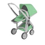 Carucior 2 In 1, Greentom, 100% Ecologic, Grey Mint fotografia produsului View 3 S