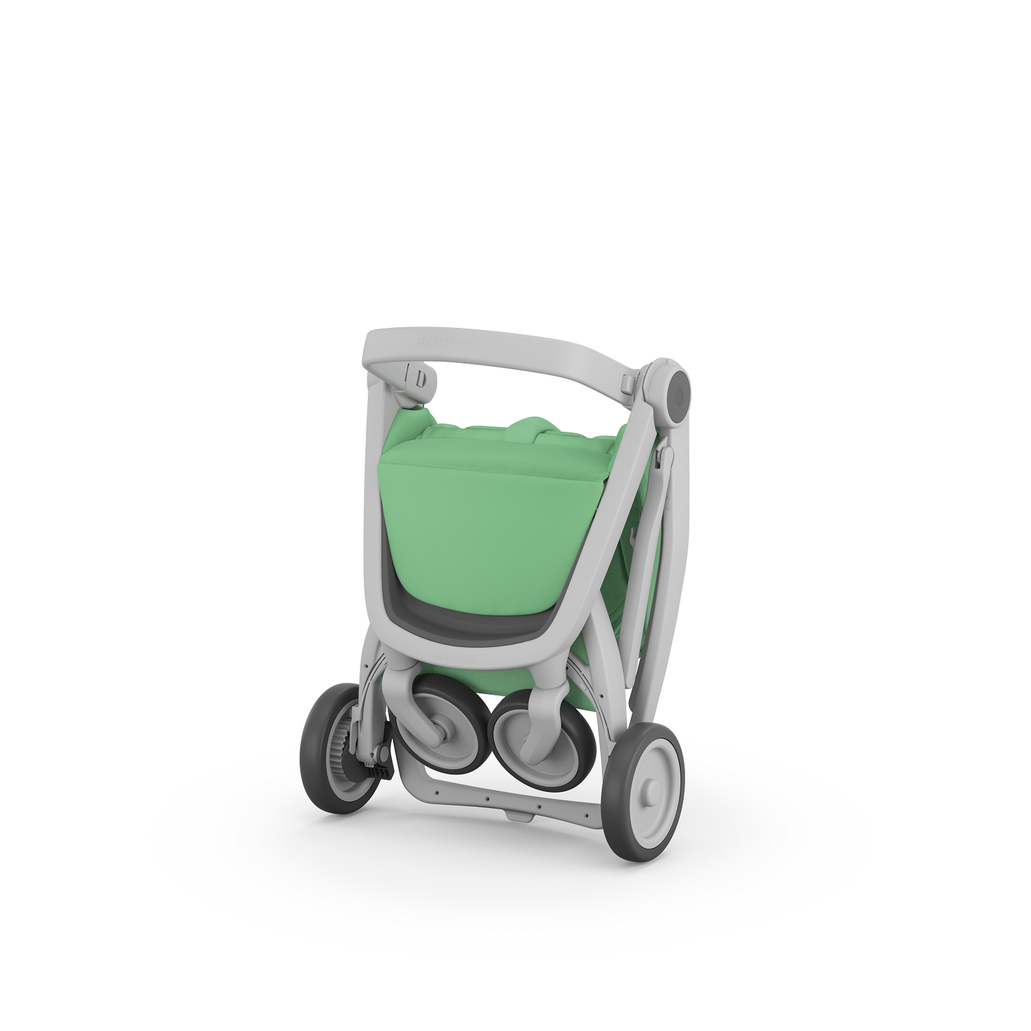 Carucior, Greentom, Classic Upp, 100% Ecologic, Grey Mint fotografia produsului View 3 L