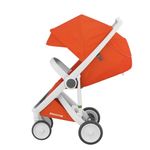 Carucior, Greentom, Classic Upp, 100% Ecologic, White Orange fotografia produsului View 2 S