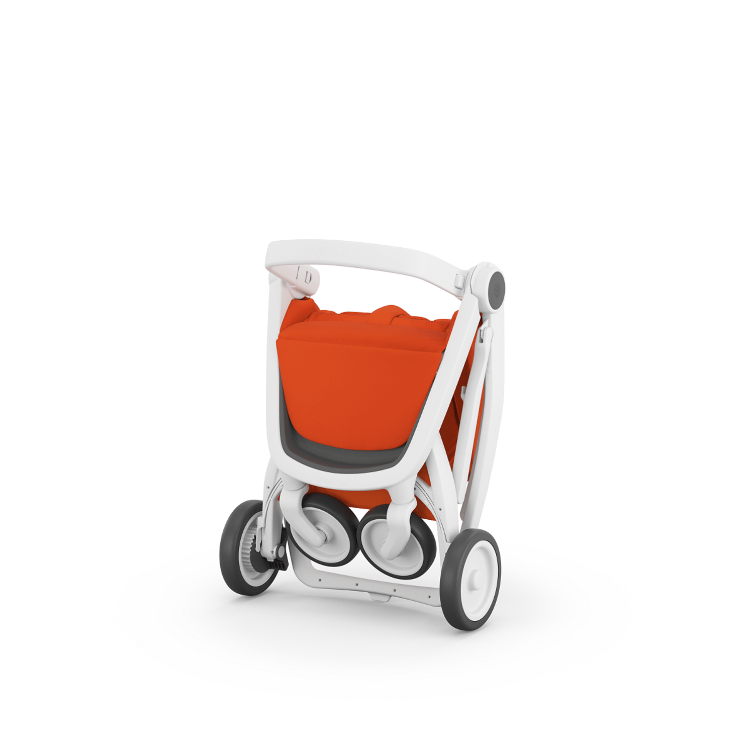 Carucior, Greentom, Classic Upp, 100% Ecologic, White Orange fotografia produsului View 3 L