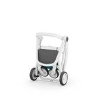 Carucior 2 In 1, Greentom, 100% Ecologic, White Teal fotografia produsului View 2 S