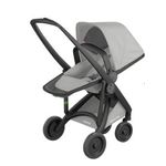 Carucior 2 In 1, Greentom, 100% Ecologic, Black Grey fotografia produsului View 2 S