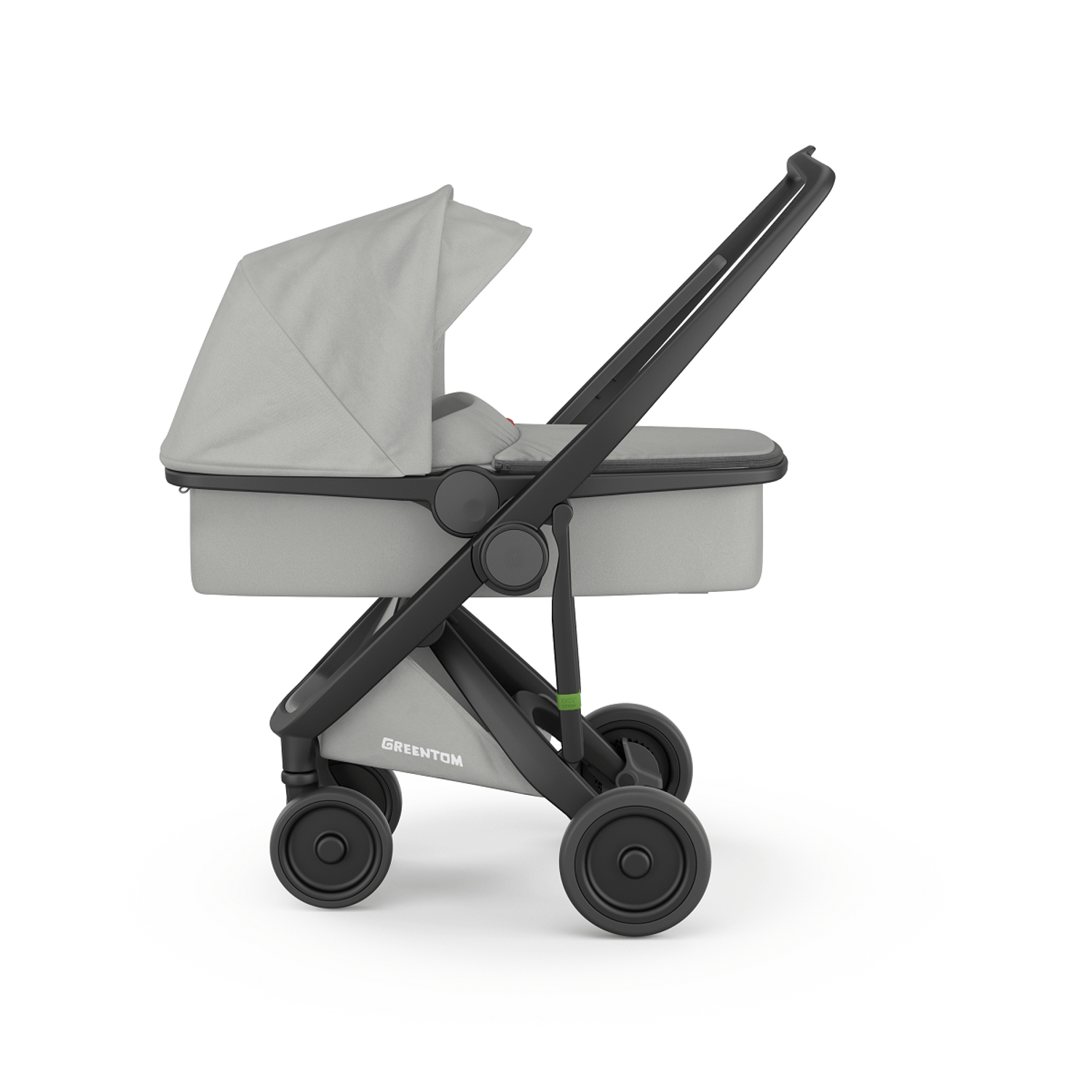 Carucior 2 In 1, Greentom, 100% Ecologic, Black Grey fotografia produsului View 5 L