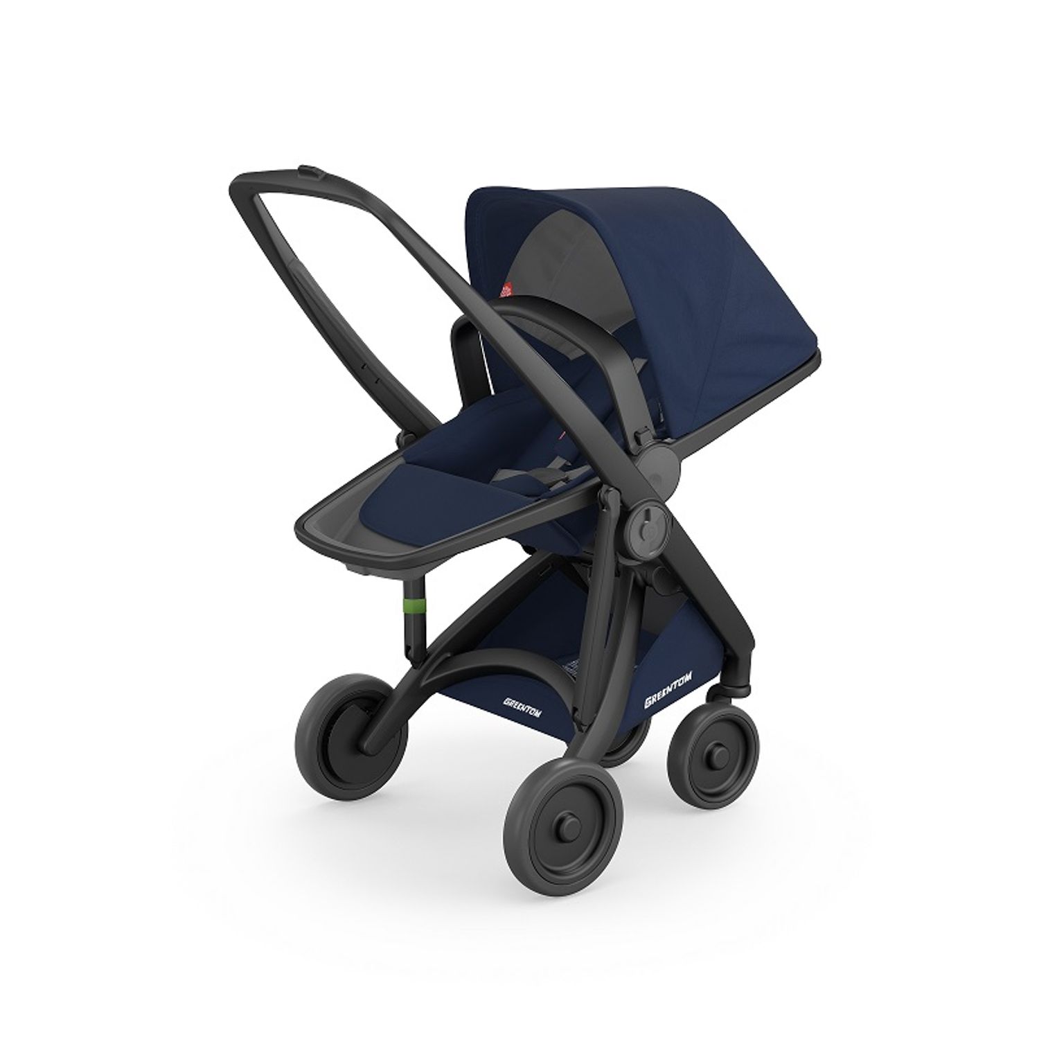 Carucior, Greentom, Reversible, 100% Ecologic, Black Blue fotografia produsului View 6 L