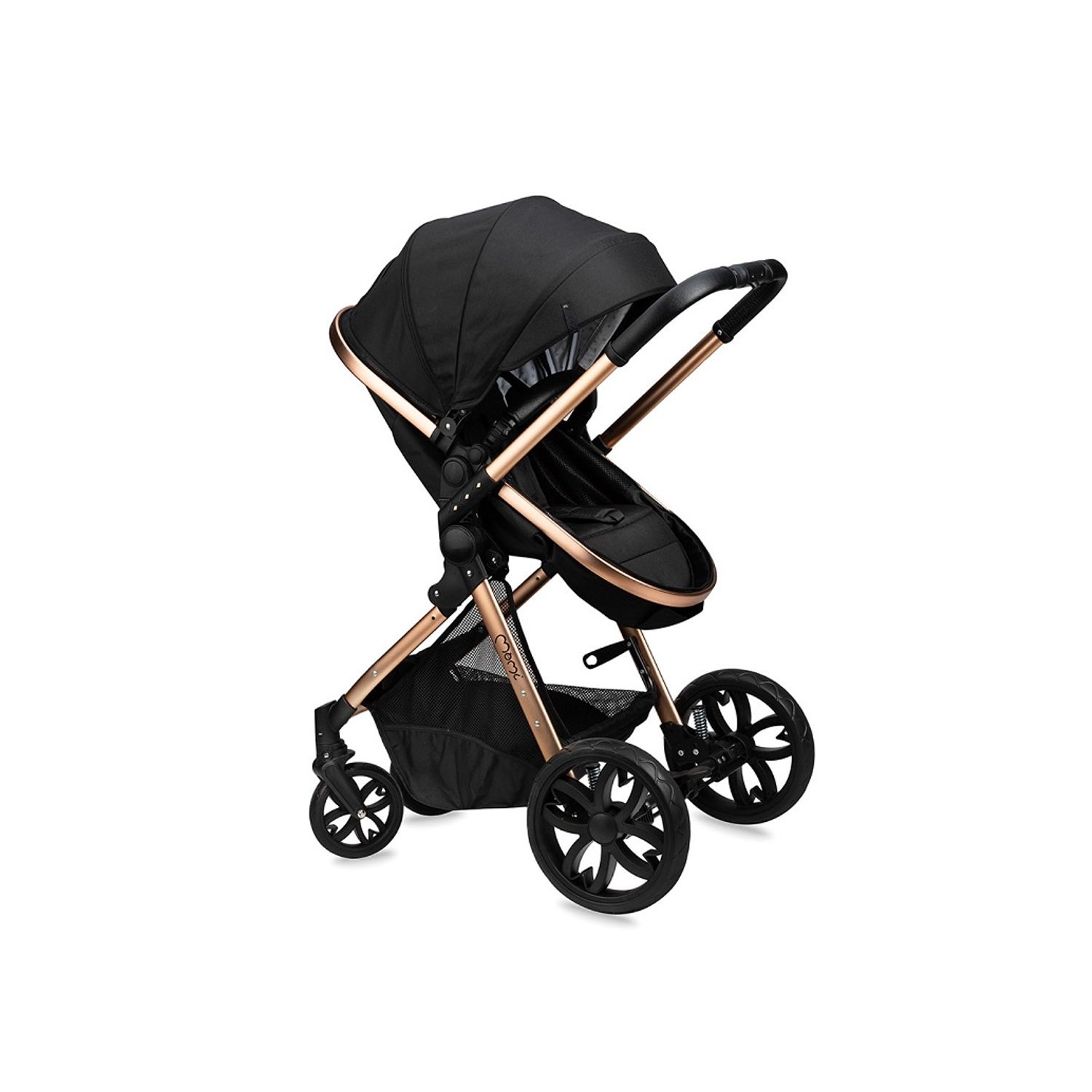 Carucior transformabil 2in1 Momi Limuru - Black fotografia produsului View 5 L