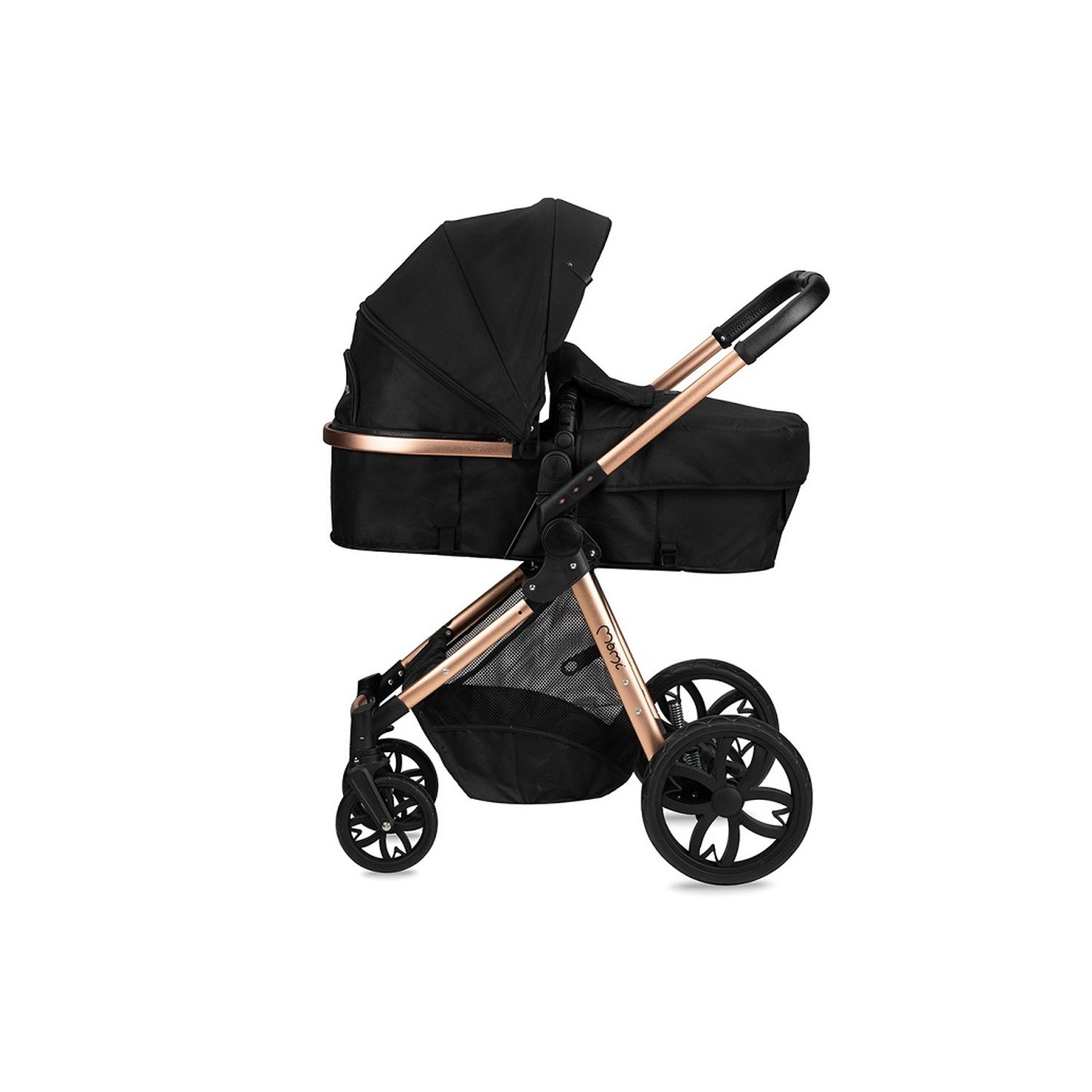 Carucior transformabil 2in1 Momi Limuru - Black fotografia produsului View 3 L
