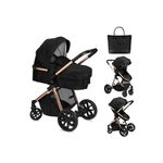 Carucior transformabil 2in1 Momi Limuru - Black fotografia produsului