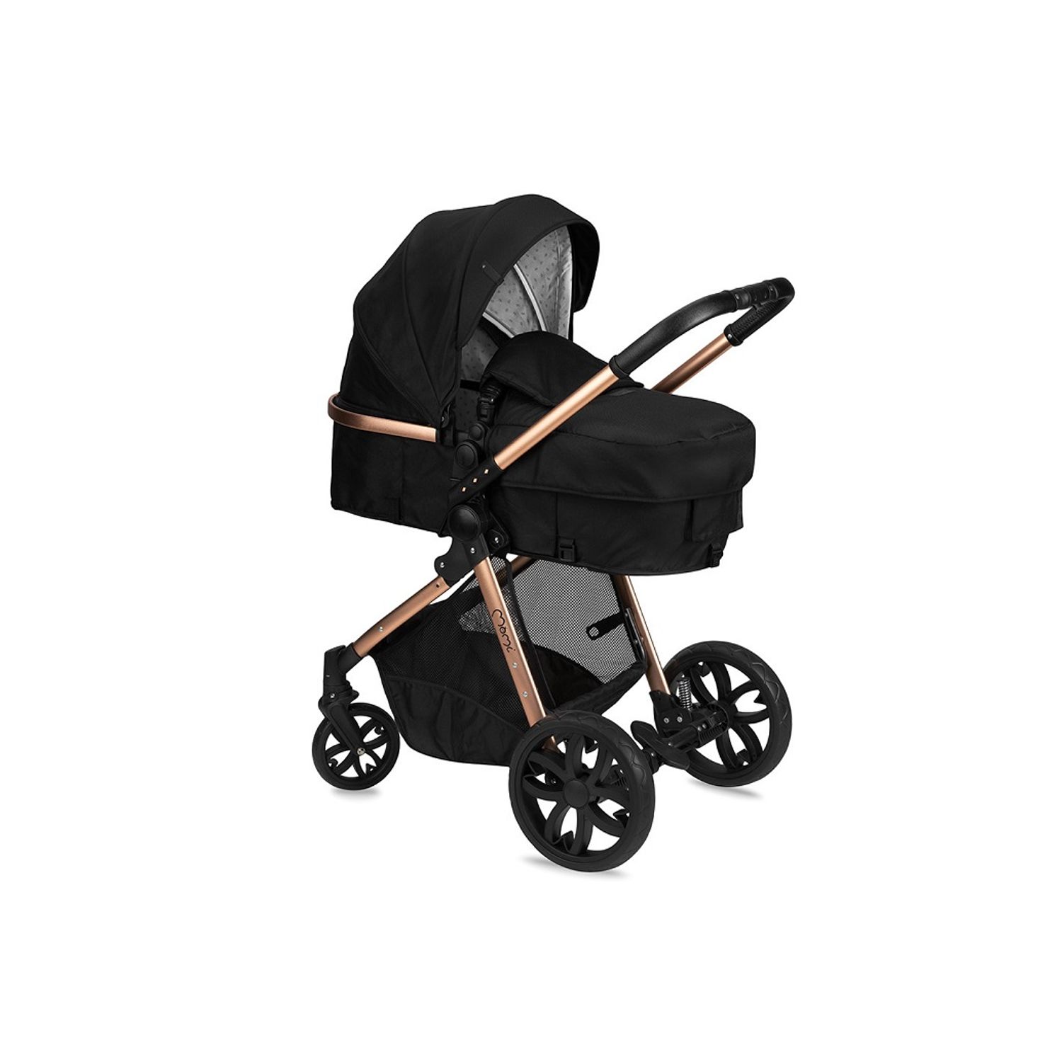 Carucior transformabil 2in1 Momi Limuru - Black fotografia produsului View 2 L