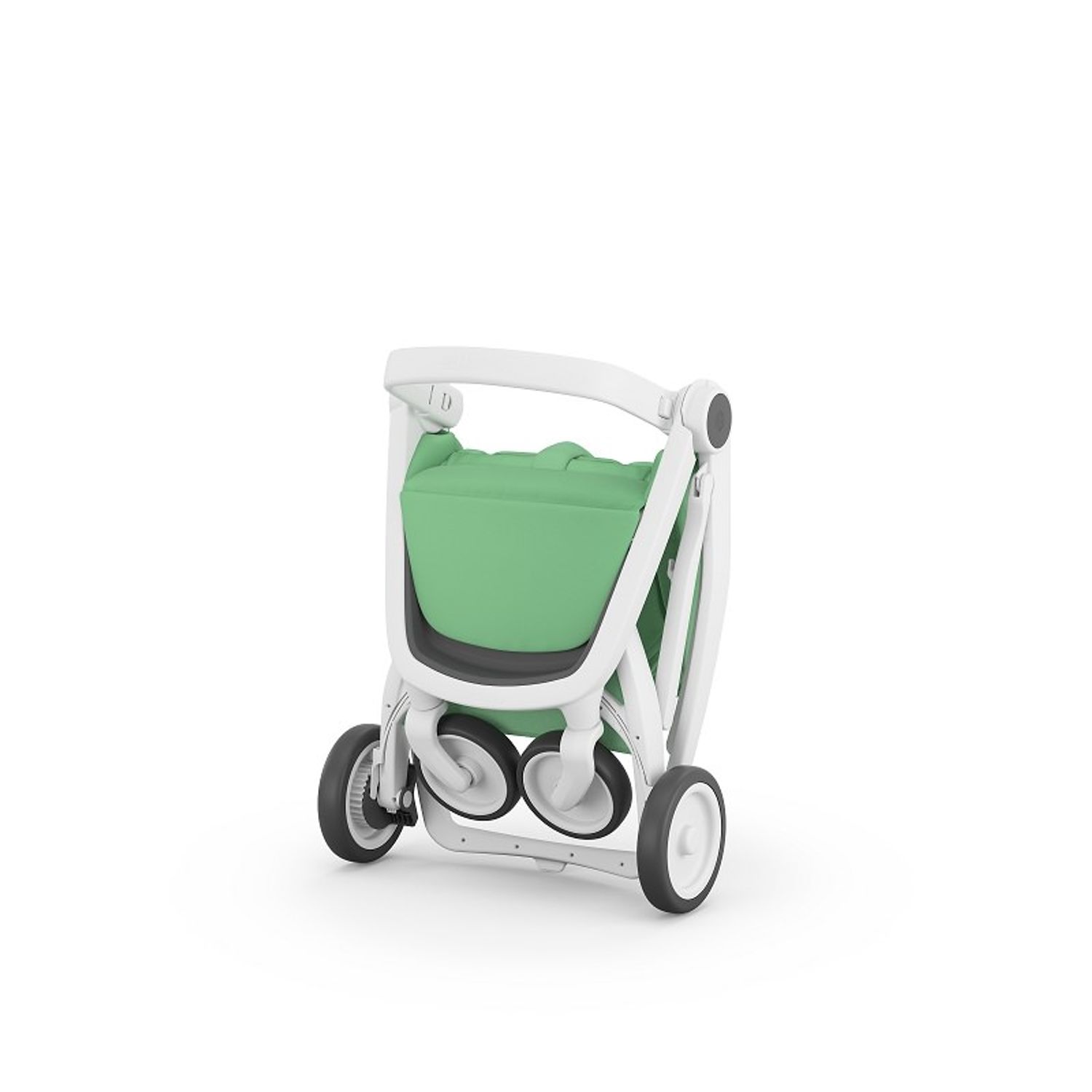 Carucior, Greentom, Classic Upp, 100% Ecologic, White Mint fotografia produsului View 6 L