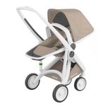 Carucior 2 In 1, Greentom, 100% Ecologic, White Sand fotografia produsului View 3 S