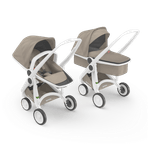 Carucior 2 In 1, Greentom, 100% Ecologic, White Sand fotografia produsului