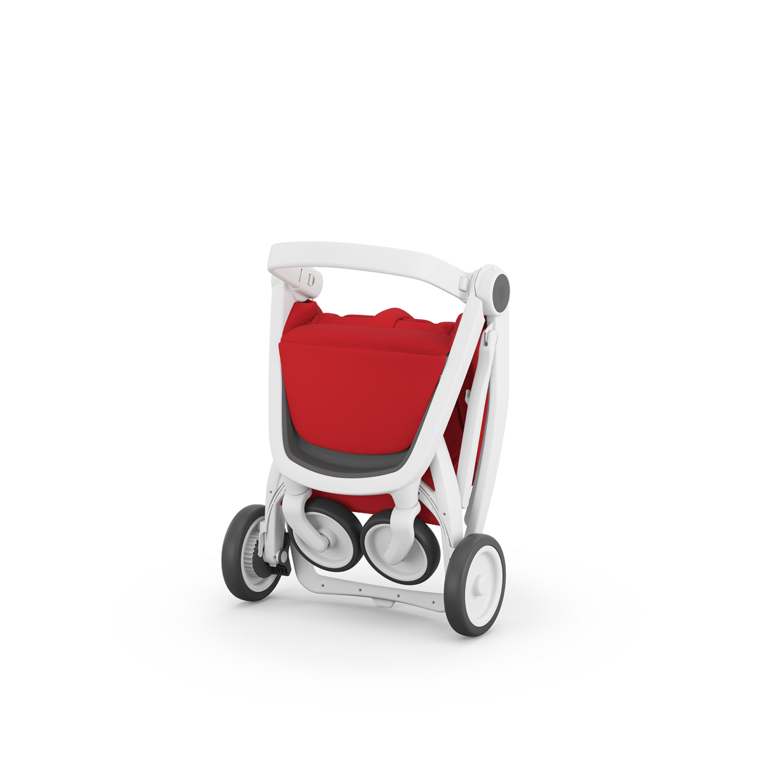 Carucior, Greentom, Reversible, 100% Ecologic, White Red fotografia produsului View 4 L