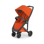 Carucior, Greentom, Classic Upp, 100% Ecologic, Black Orange fotografia produsului