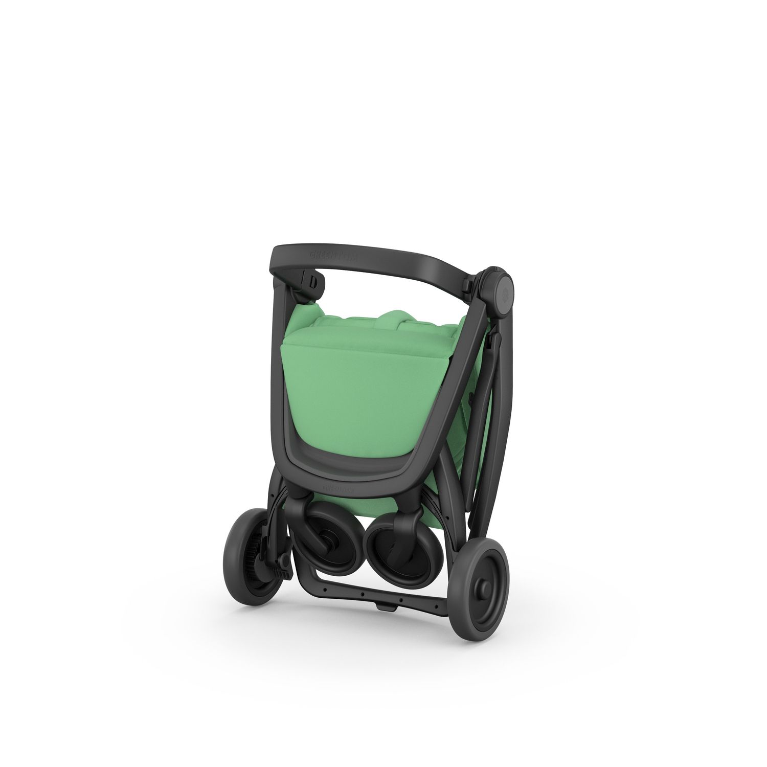 Carucior, Greentom, Classic Upp, 100% Ecologic, Black Mint fotografia produsului View 4 L