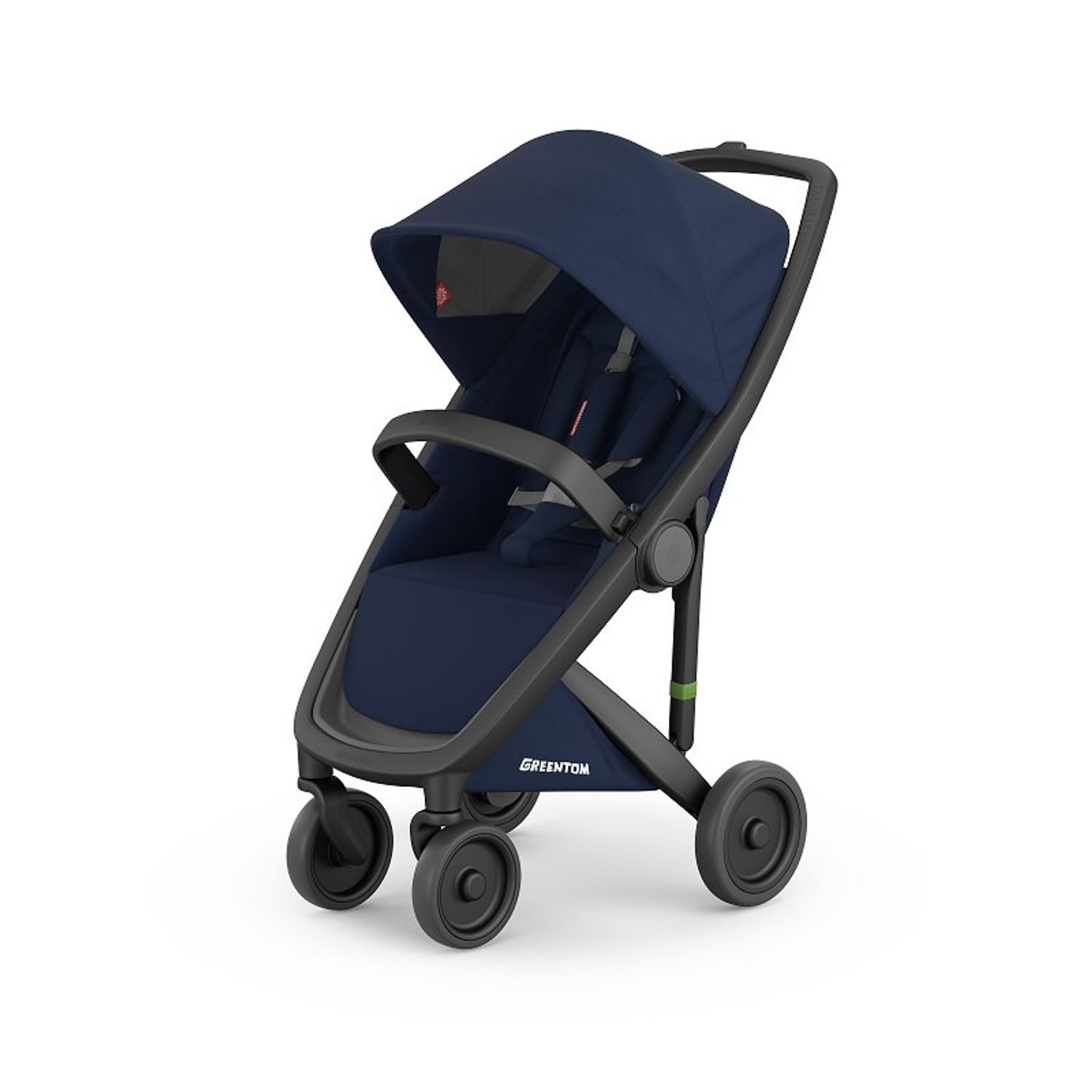 Carucior, Greentom, Classic Upp, 100% Ecologic, Black Blue fotografia produsului