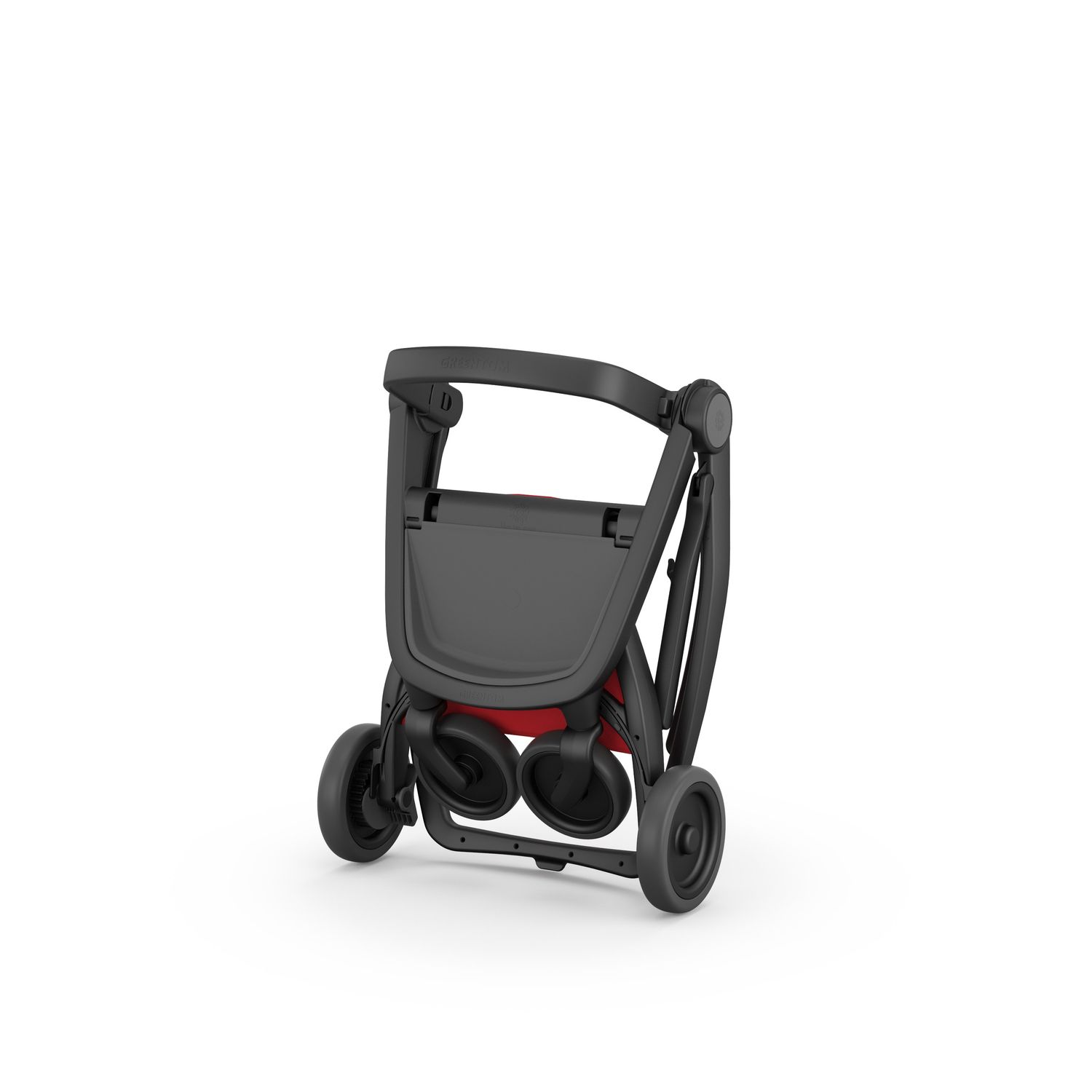 Carucior, Greentom, Reversible, 100% Ecologic, Black Red fotografia produsului View 5 L
