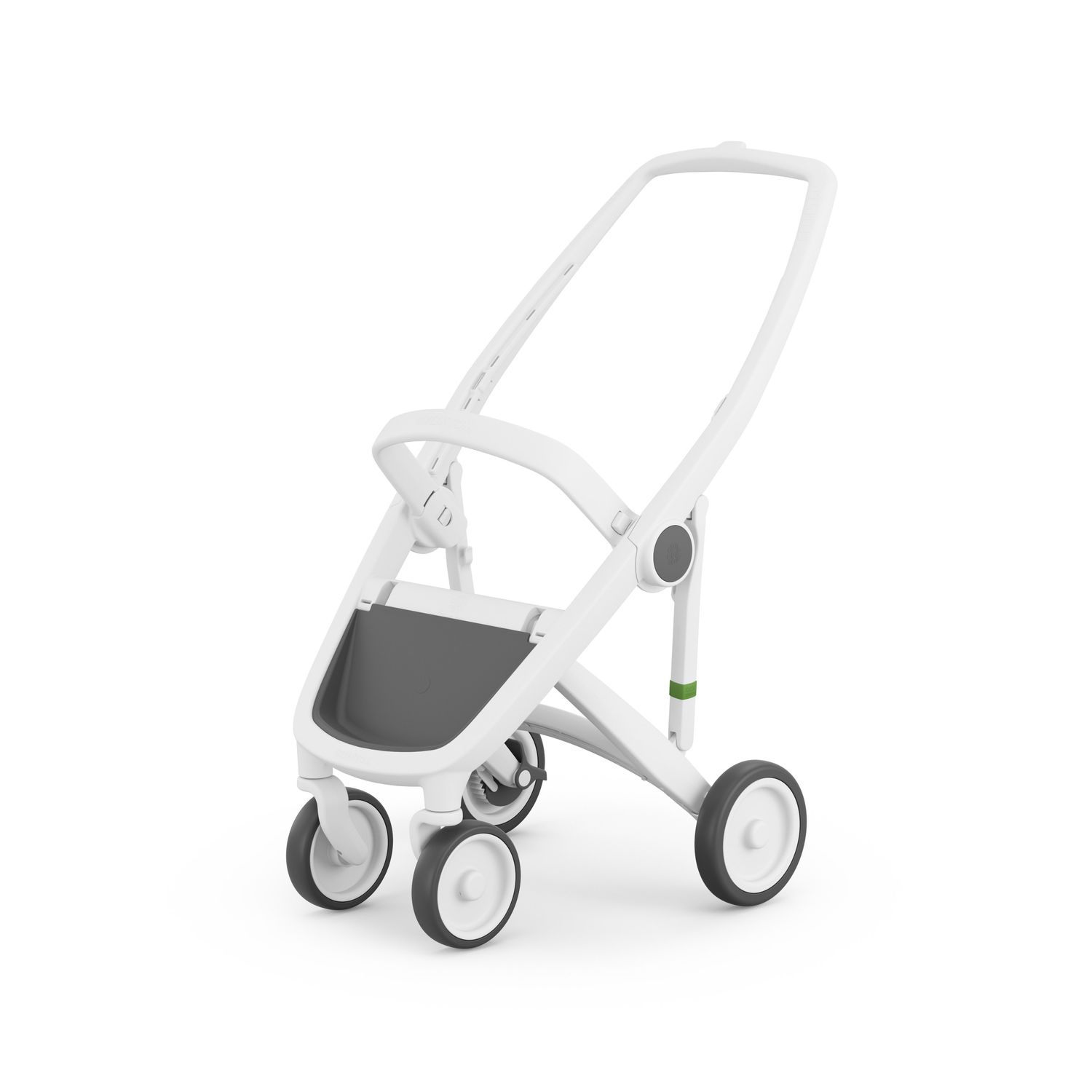Carucior, Greentom, Reversible, 100% Ecologic, White Olive fotografia produsului View 2 L