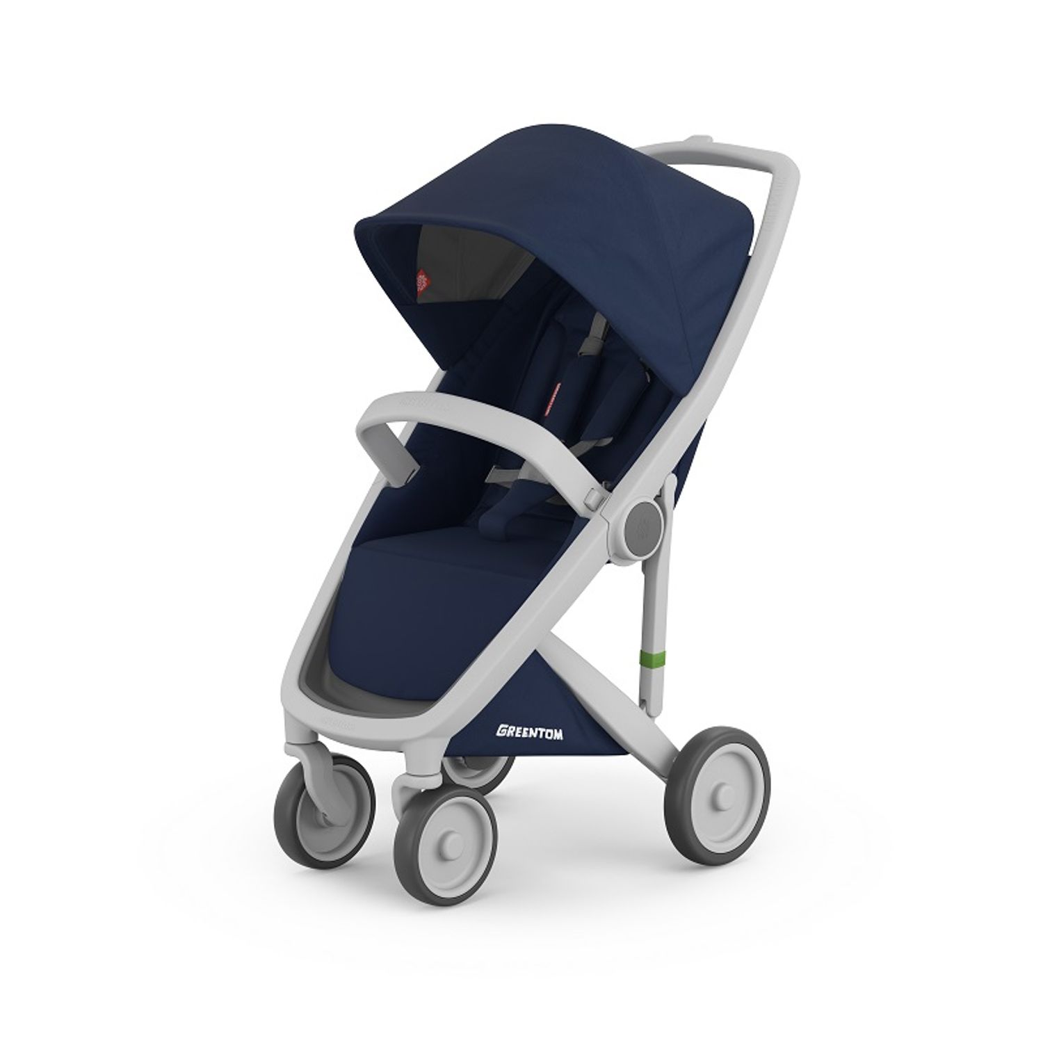 Carucior, Greentom, Classic Upp, 100% Ecologic, Grey Blue fotografia produsului