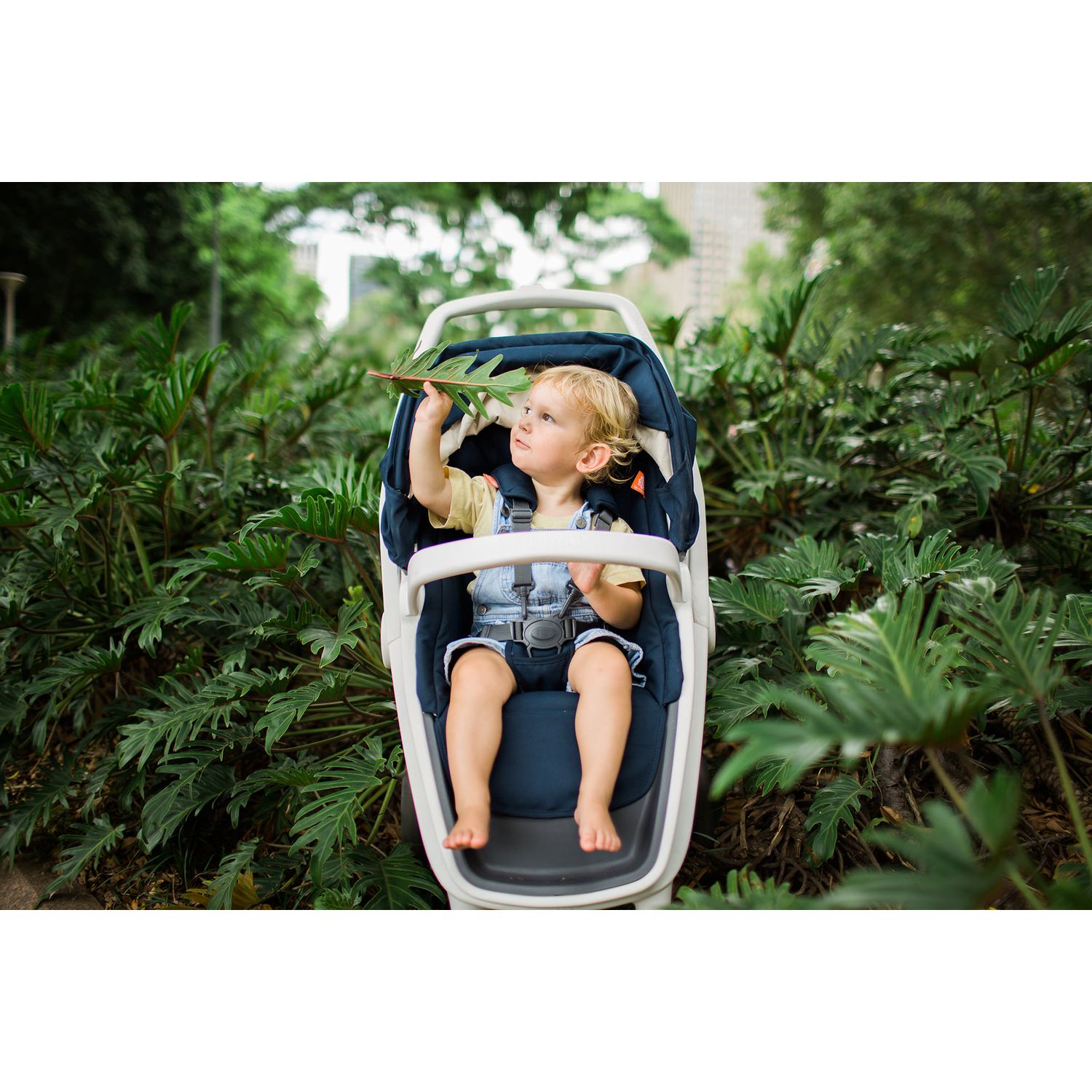 Carucior, Greentom, Classic Upp, 100% Ecologic, White Blue fotografia produsului View 6 L