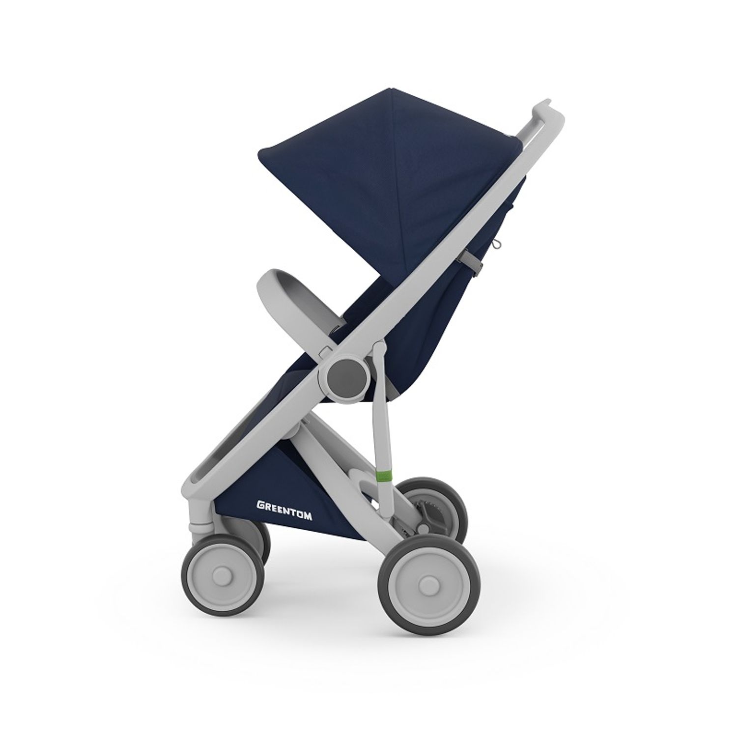 Carucior, Greentom, Classic Upp, 100% Ecologic, Grey Blue fotografia produsului View 3 L