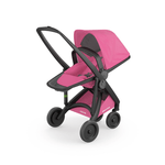 Carucior, Greentom, Reversible, 100% Ecologic, Black Pink fotografia produsului