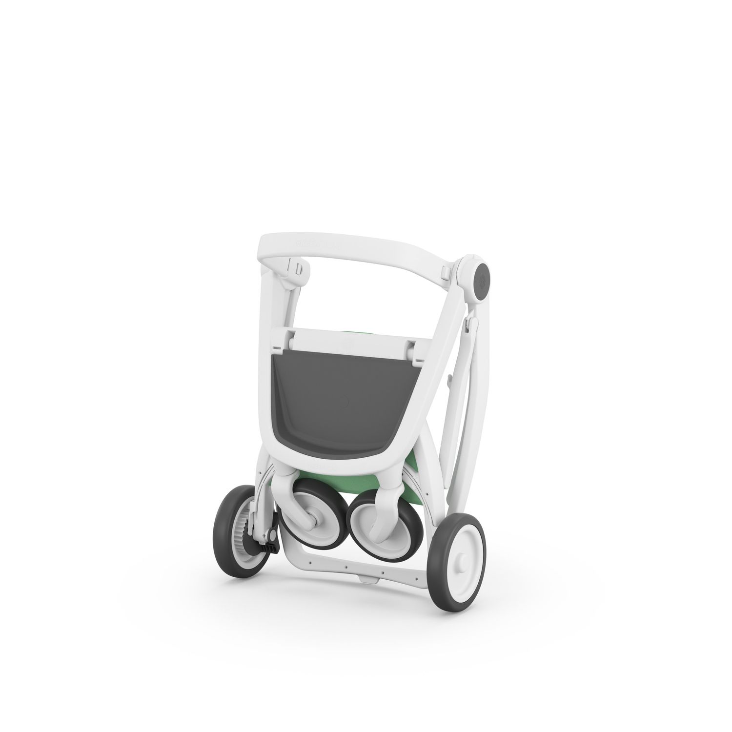 Carucior, Greentom, Reversible, 100% Ecologic, White Mint fotografia produsului View 5 L