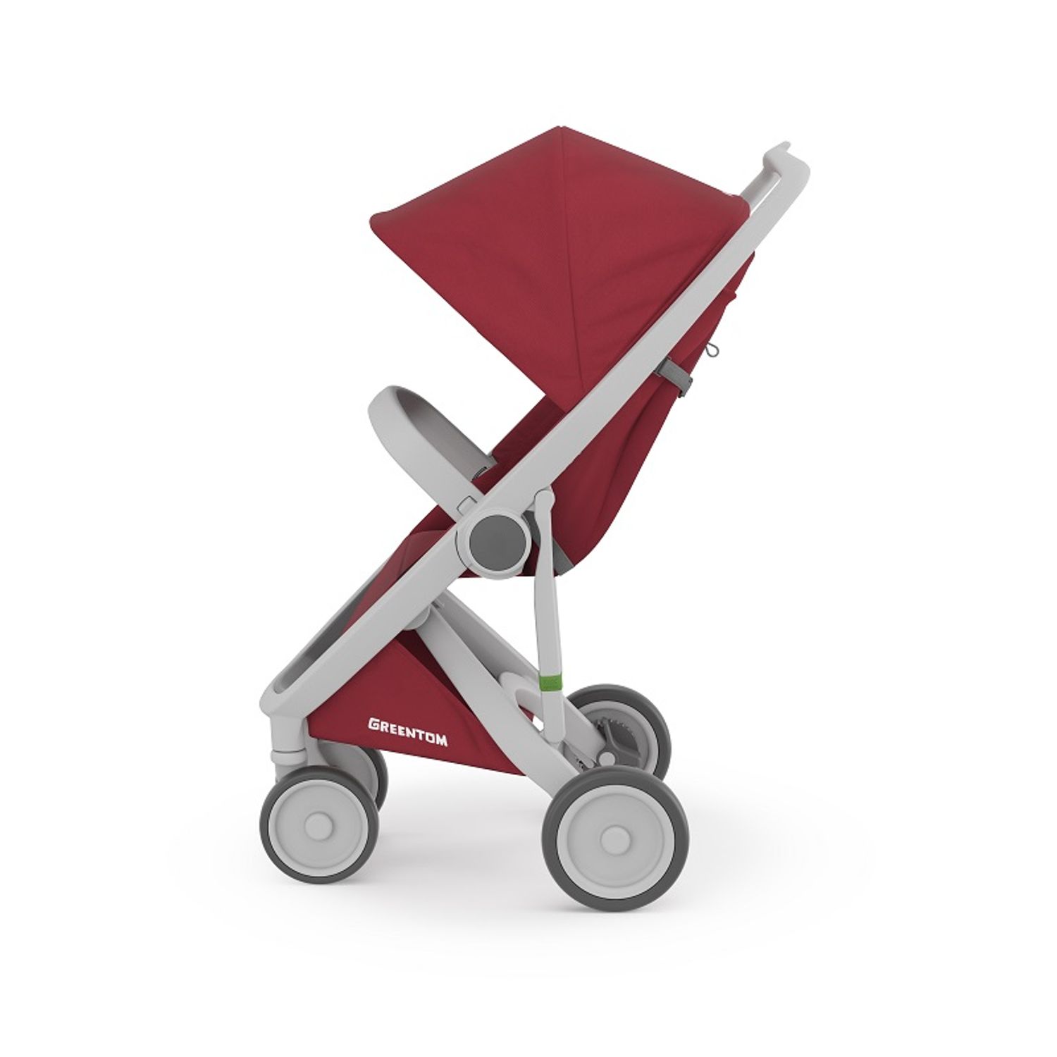 Carucior, Greentom, Classic Upp, 100% Ecologic, Grey Cherry fotografia produsului View 3 L