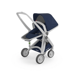 Carucior, Greentom, Reversible, 100% Ecologic, Grey Blue fotografia produsului