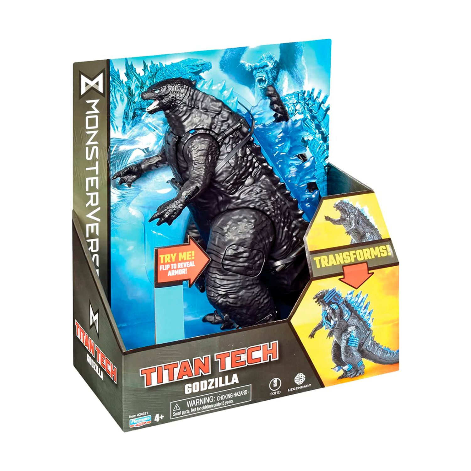 Figurina Godzilla 20 cm seria Titan Tech Godzilla vs Kong fotografia produsului View 4 L