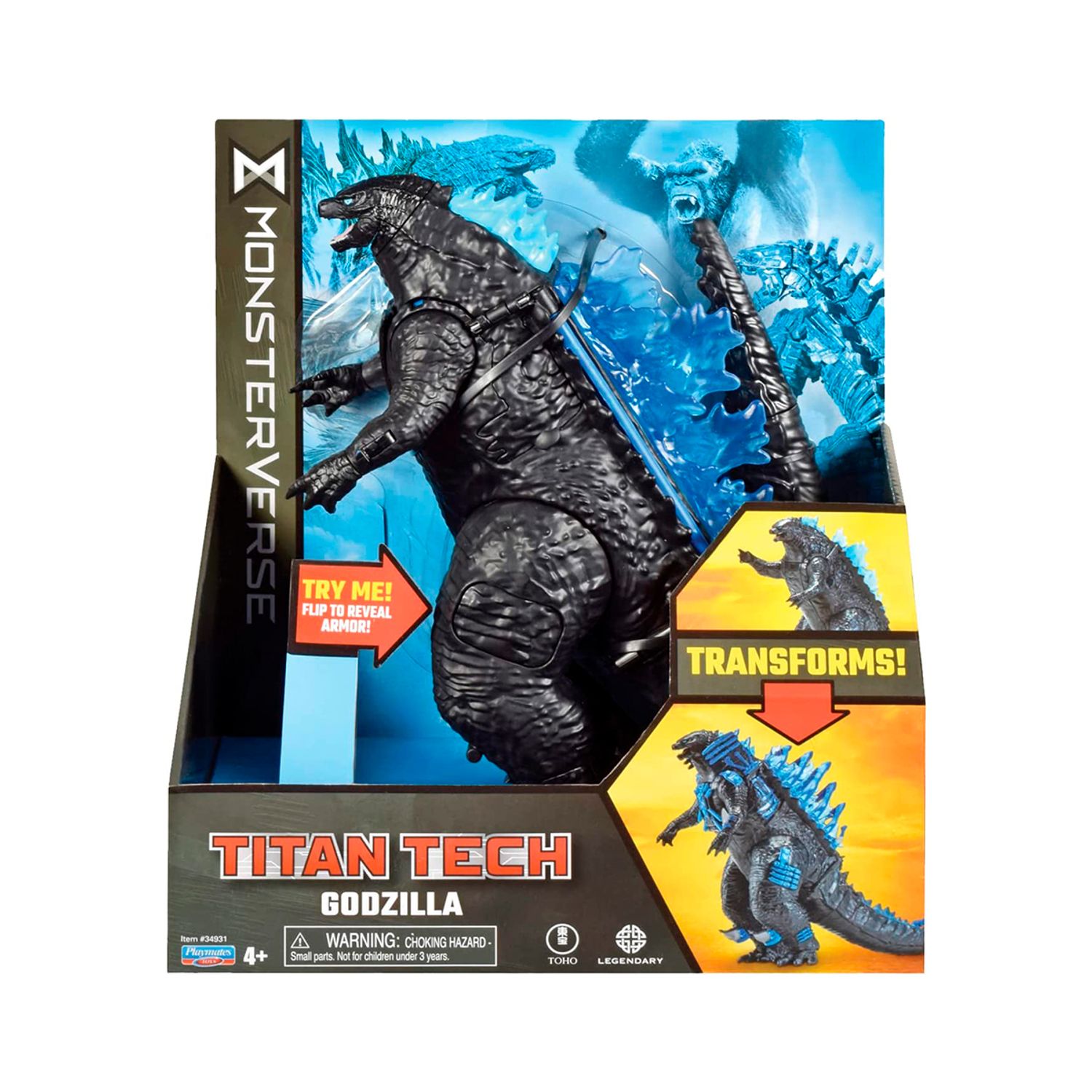 Figurina Godzilla 20 cm seria Titan Tech Godzilla vs Kong fotografia produsului View 6 L