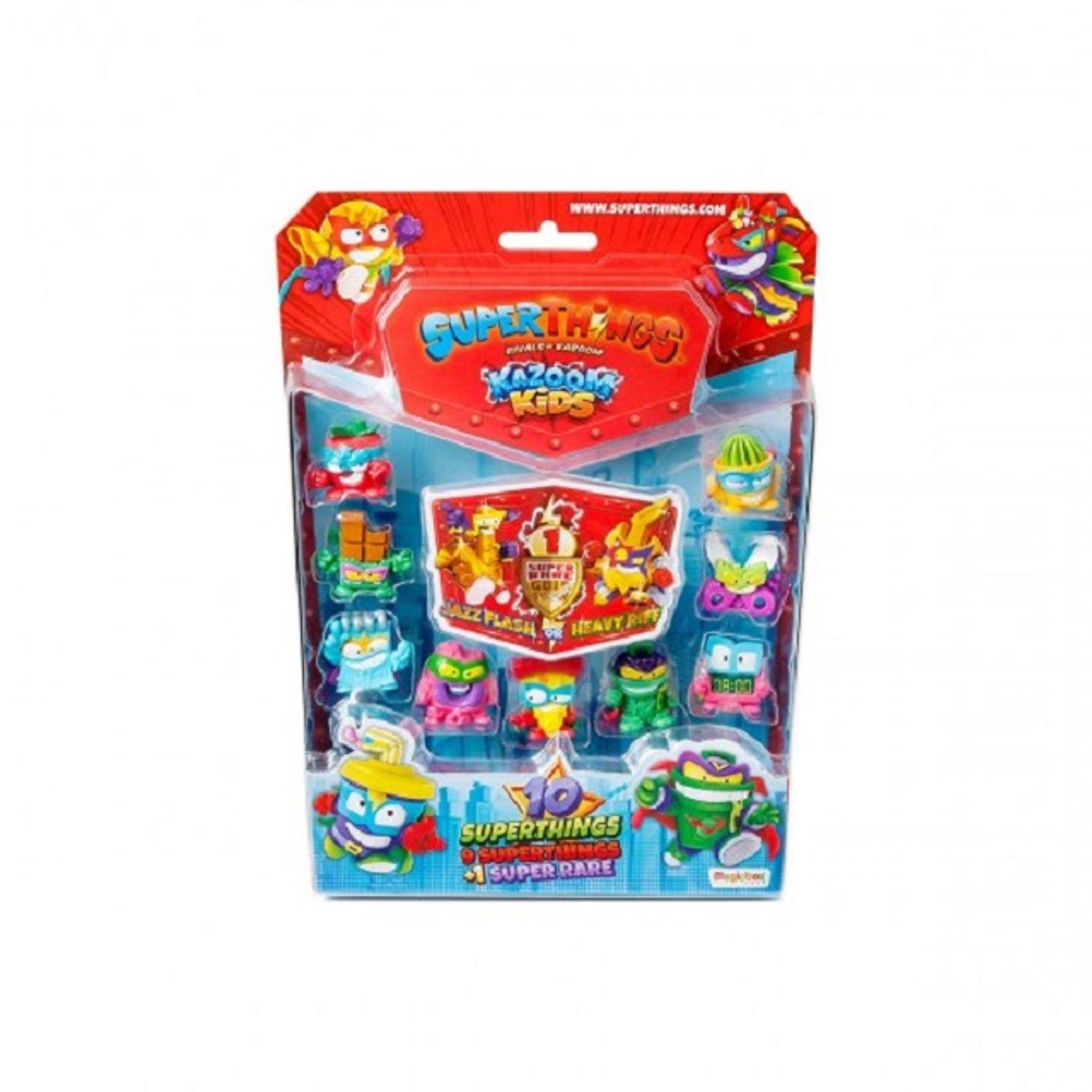 Set de joaca cu 10 figurine SuperThings Kazoom Kids S1 fotografia produsului