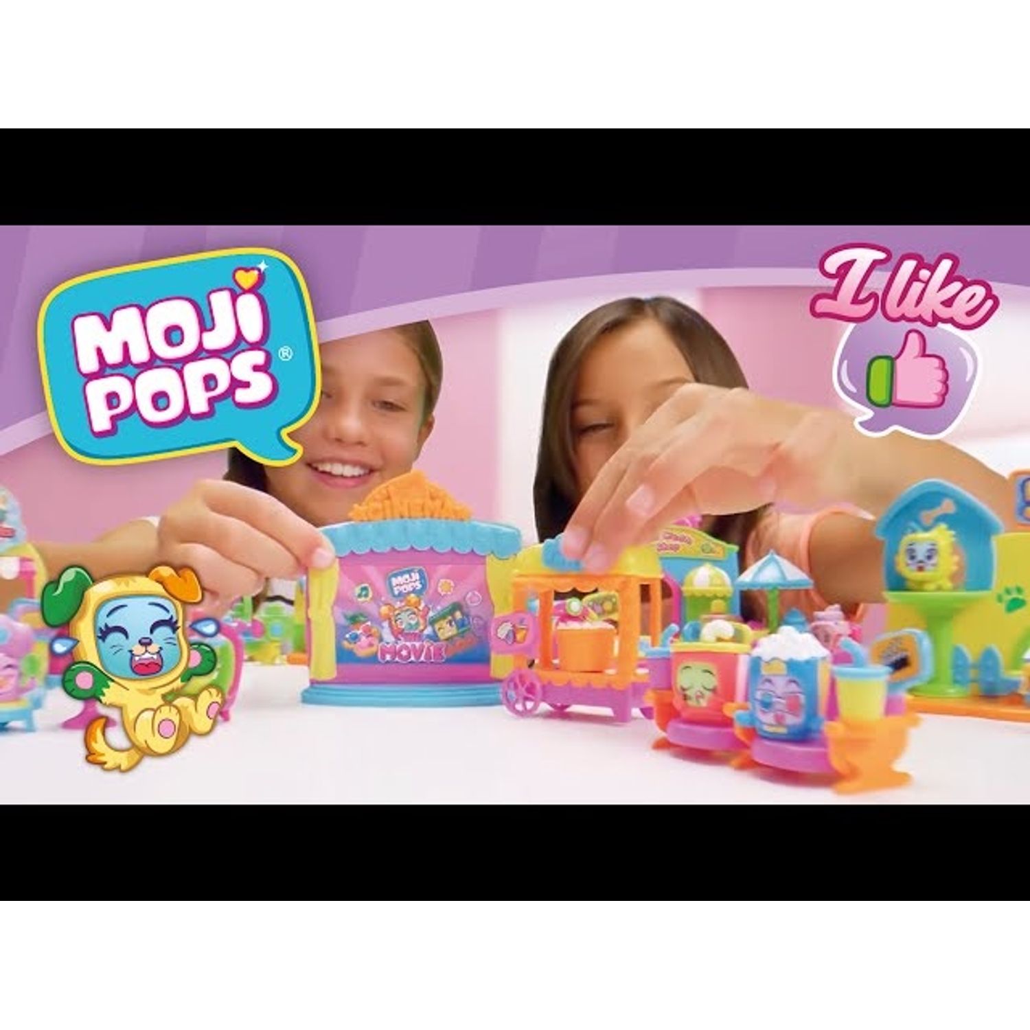 Set de joaca cu 2 figurine exclusive Moji Pops Party Time fotografia produsului View 3 L