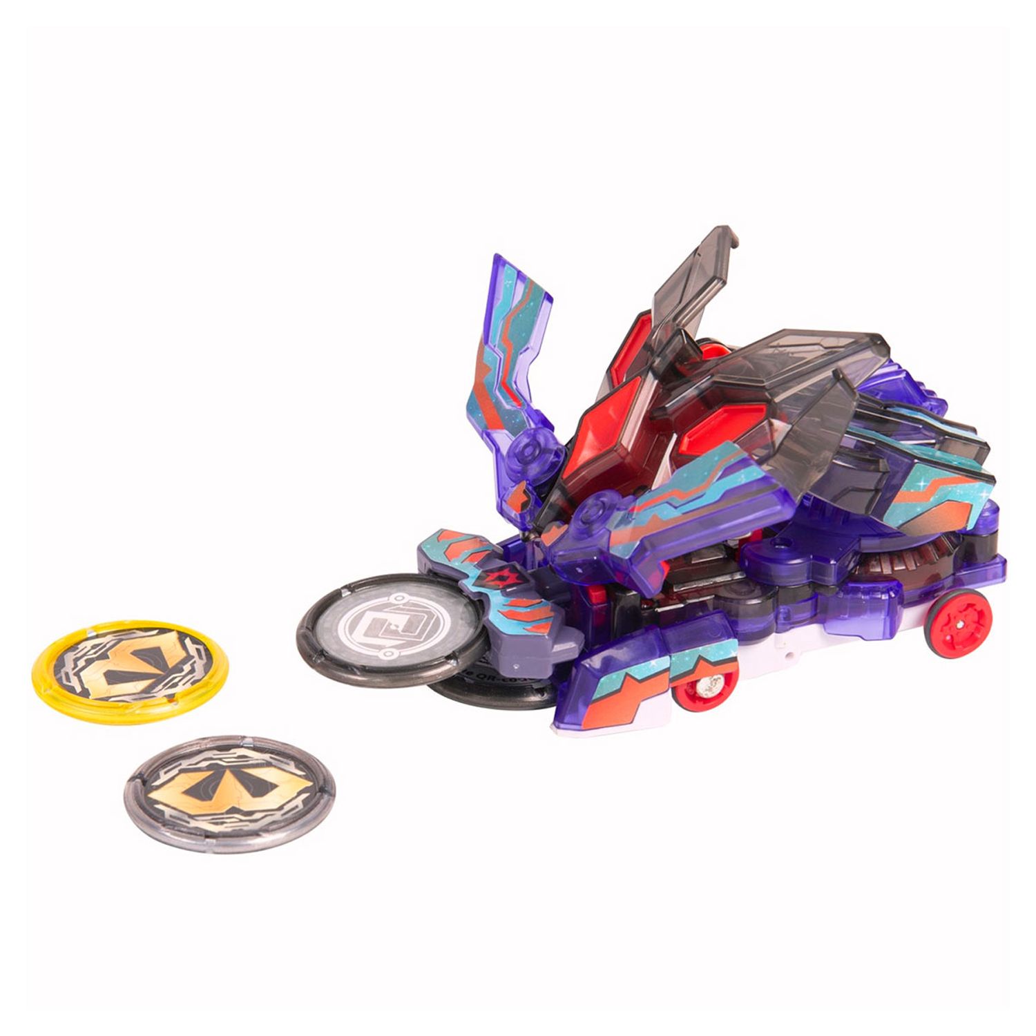 Masina transformer Screechers Wild S3 L5 Dark Phantom fotografia produsului View 5 L