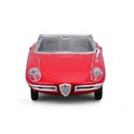 Macheta auto Alfa Romeo Spider 1966, Bburago, rosie, 1:32 fotografia produsului View 2 S