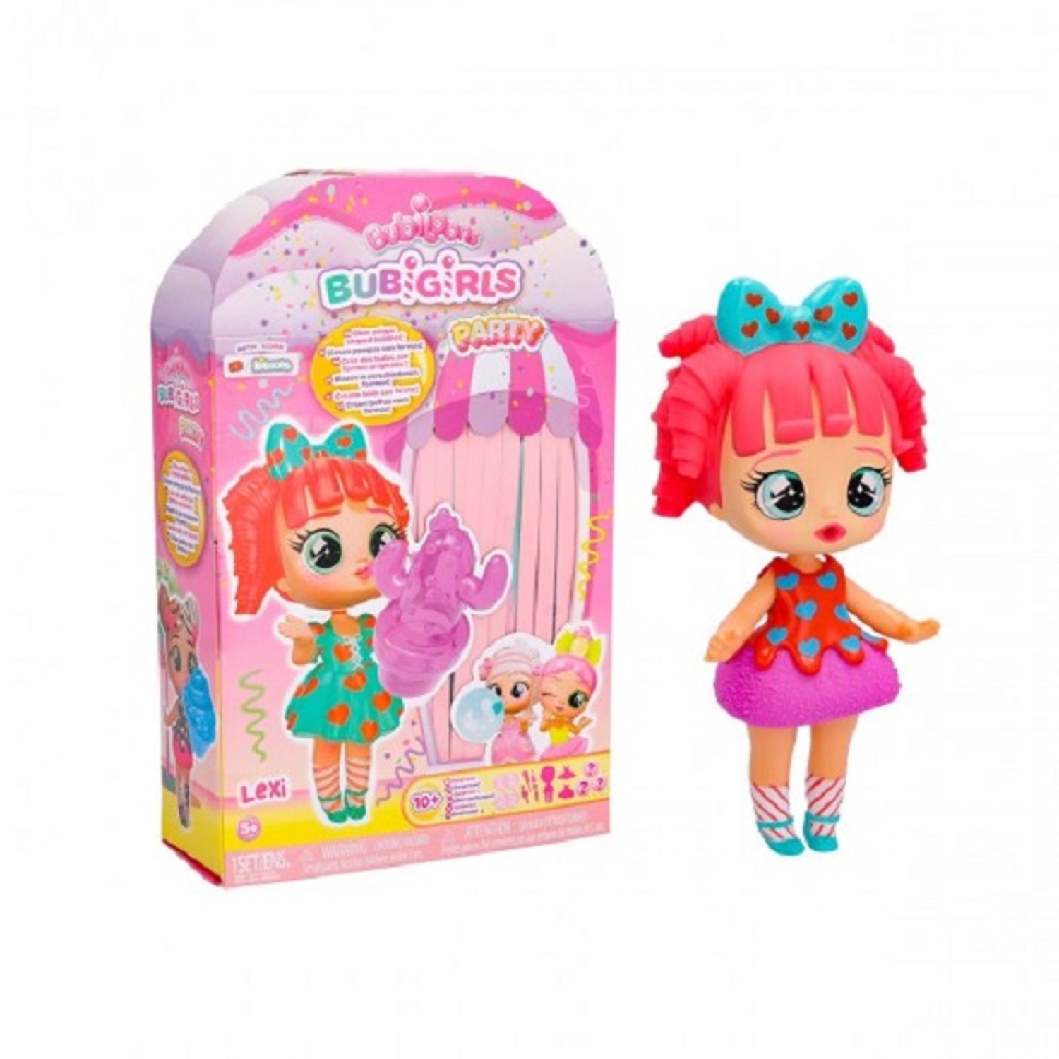 Papusica Lexi cu baloane Bubigirls Party Bubiloons, 18,5 cm fotografia produsului