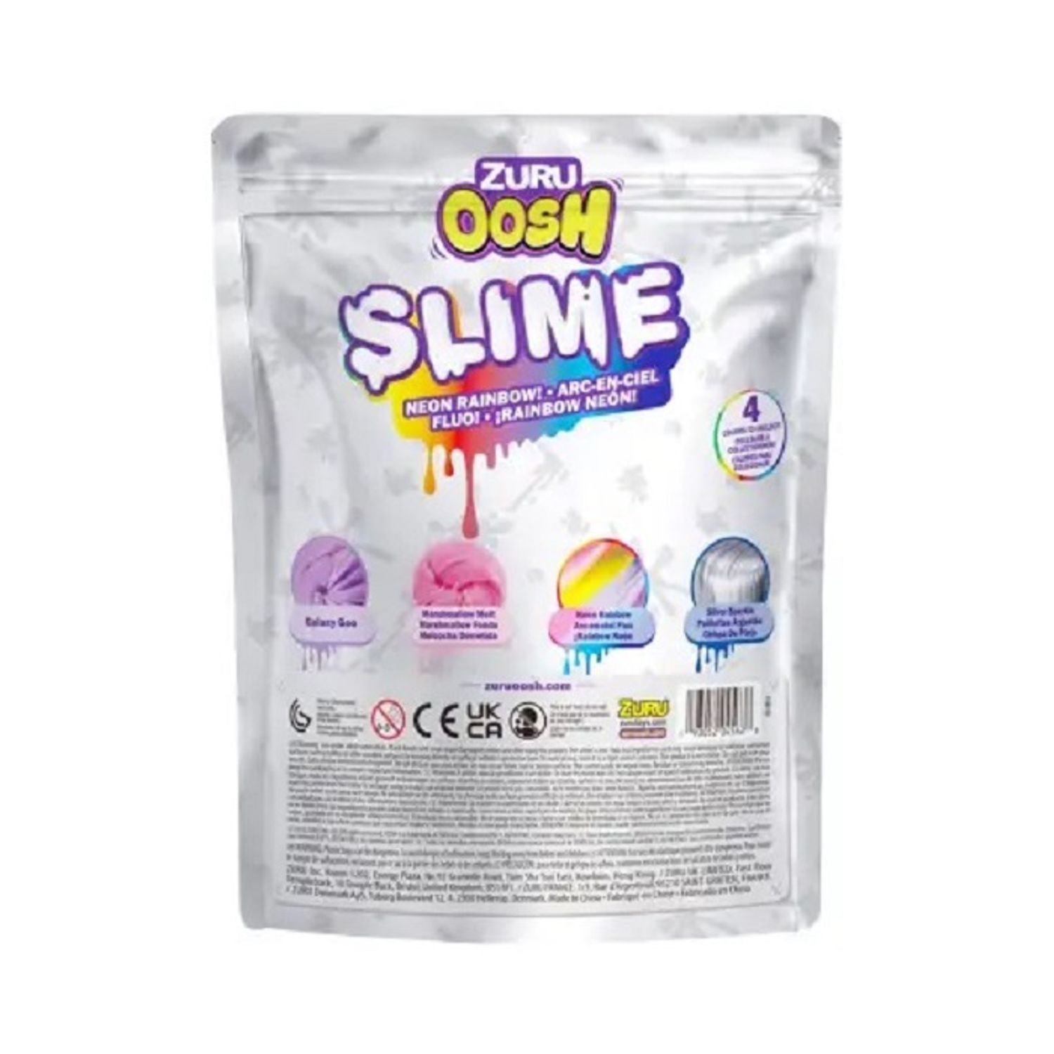 Slime in pachet zip mediu 500g, Oosh Slime, Zuru, Violet fotografia produsului View 2 L
